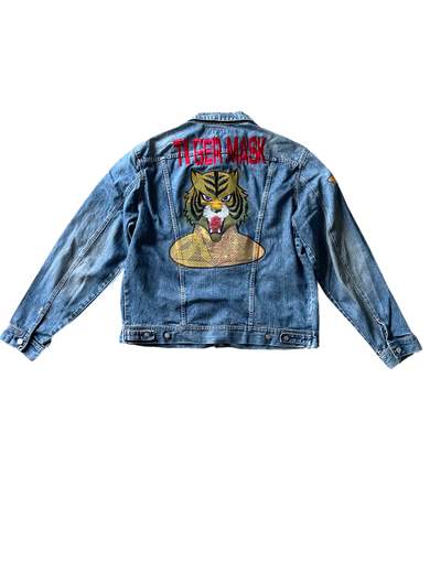 GIGOLÈ RELAB Tiger Mask 1 Denim Jacket