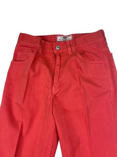 LEVI’S 443 Flare Flat Pleated Over-dyed Jeans