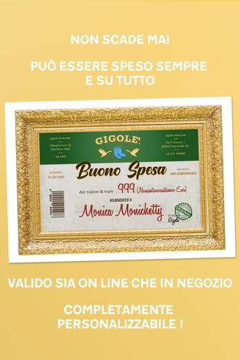 GIGOLÈ ARCHIVE BUONO.SPESA.999