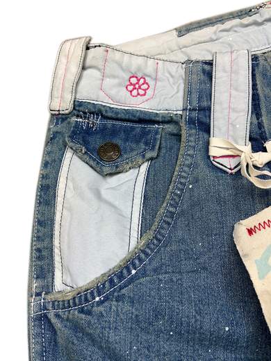 GURU 51GWDLP002 Jeans con Dripping