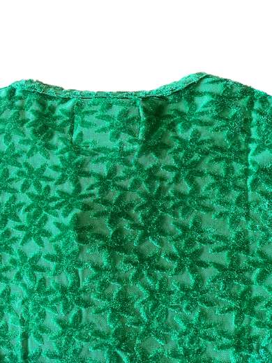 MISS SIXTY Hammer/1 T-Shirt fiorata effetto velluto