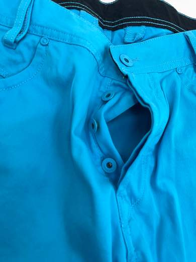 DIESEL P-Poiak Jeans Turchese