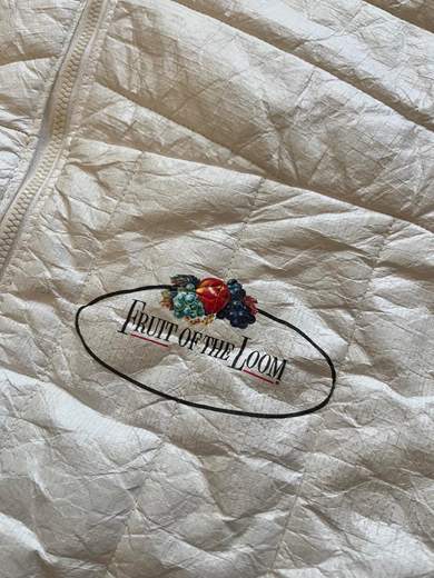 FRUIT OF THE LOOM PAPER JACKET