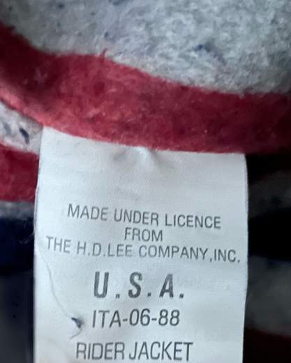 LEE NLB07-46 LEE RIDER JACKET