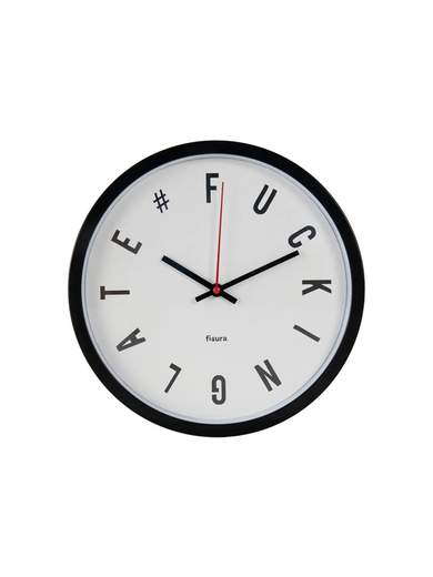 FISURA CL0901 Fucking Late Round Wall Clock