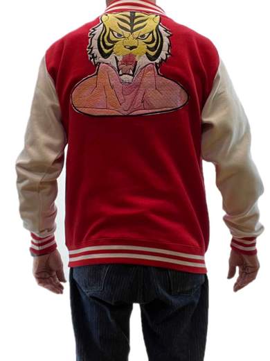 GIGOLÈ RELAB Tiger Mask College Sweater