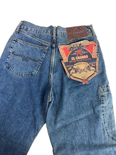 EL CHARRO Worker Tool Jeans foderato