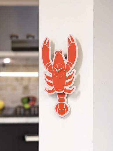 FISURA CSH2320014 Lobster Clock Wall