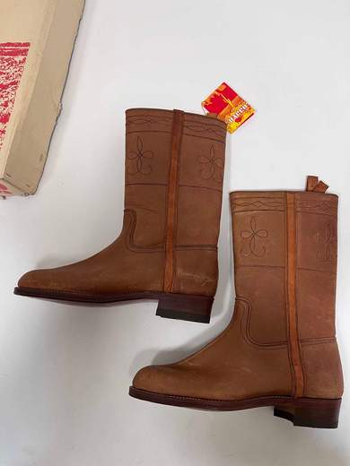EL CHARRO Botas Stivali Western in pelle