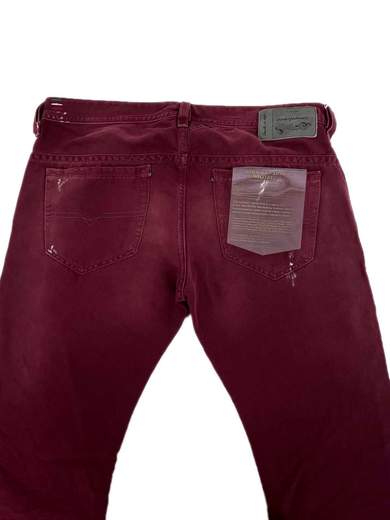 DIESEL Thavar Luxury Jeans Bordeaux