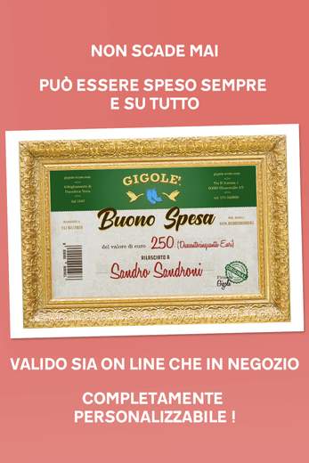 GIGOLÈ ARCHIVE BUONO.SPESA.250
