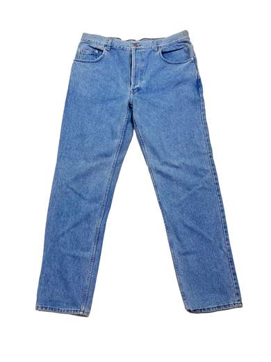 UNIFORM 311 U Jeans with Green Patch with Terry Cloth U