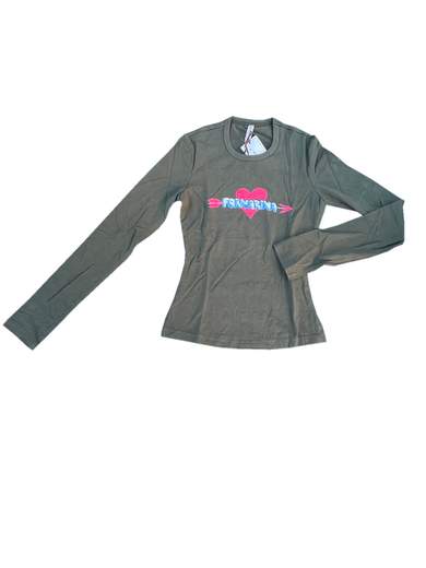 FORNARINA Heart T-Shirt a manica lunga
