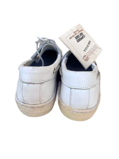 TIMBERLAND White Boat Shoes 75061 Scuppered Made in U.S.A.