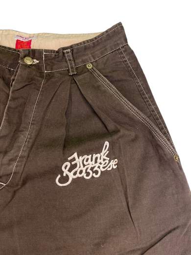 FRANK SCOZZESE Chalego pantaloni anni Ottanta Smiley Face