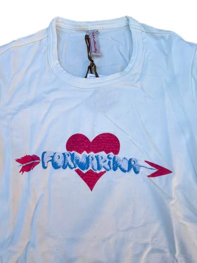 FORNARINA Heart T-Shirt a manica lunga
