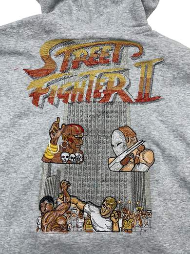 GIGOLÈ ARCHIVE Street Fighter 2 felpa con cappuccio