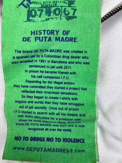 DE PUTA MADRE FU39 Full Zip Sweatshirt