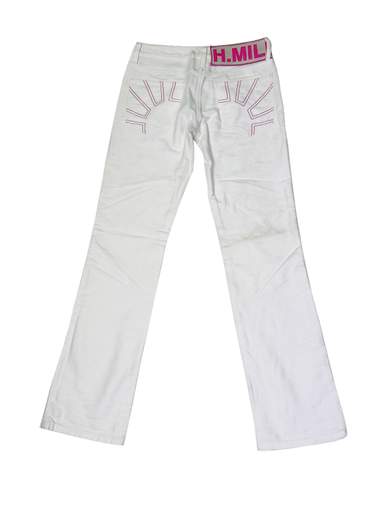 KEJO Velasco Jeans bianchi in flanella