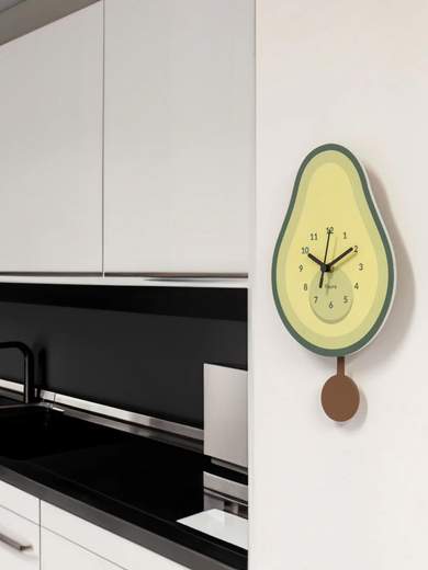 FISURA CSH2320013 Avocado Wall Clock
