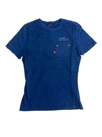 PHARD T-Shirt con filo indigo
