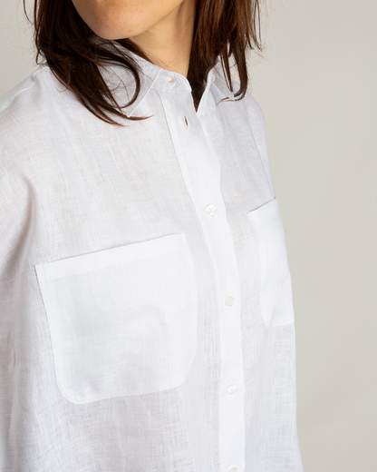 camicia over 100% lino