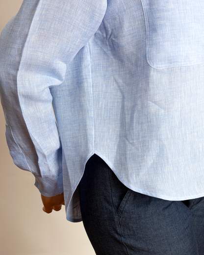 camicia over 100% lino