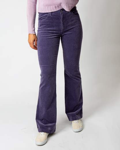pantalone a zampetta velluto a costa