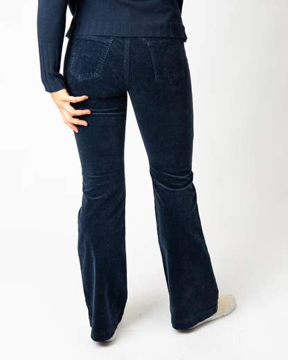 pantalone a zampetta velluto a costa