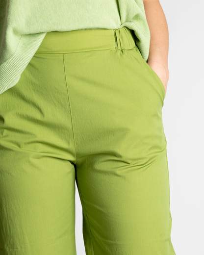 pantalone crop largo