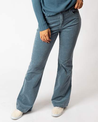 pantalone a zampetta velluto a costa
