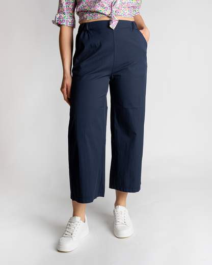 pantalone crop largo