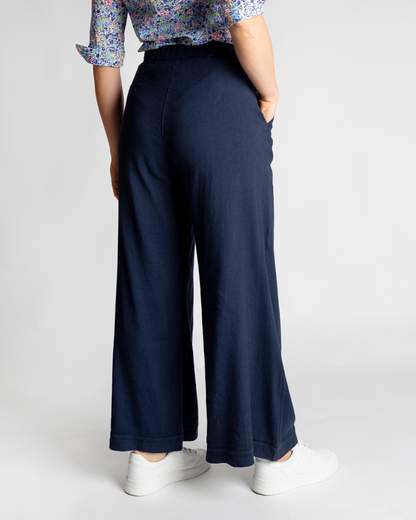 pantalone largo lino