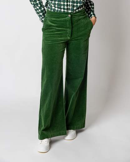 pantalone largo  velluto