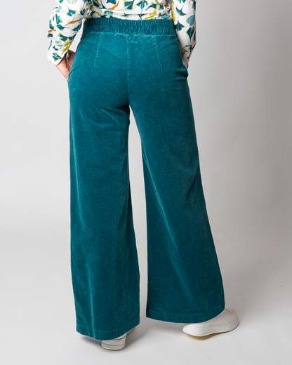 pantalone largo  velluto
