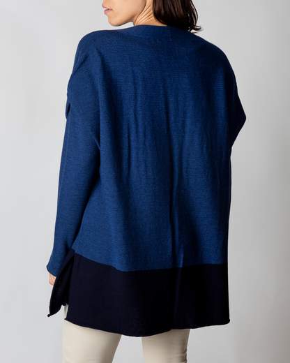 gilet links bicolore