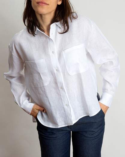 camicia over 100% lino