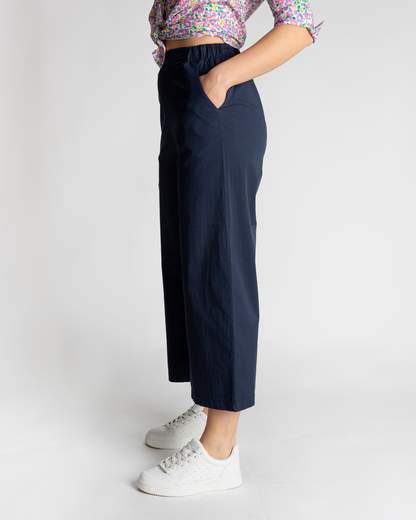 pantalone crop largo