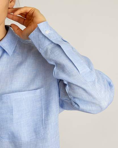 camicia over 100% lino