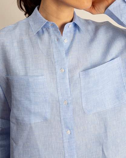 camicia over 100% lino