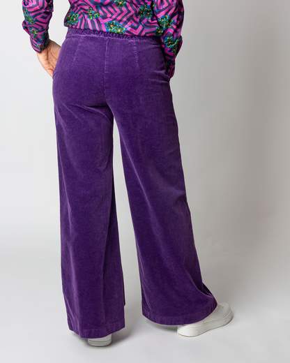 pantalone largo  velluto