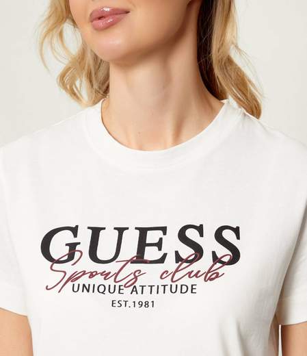 Guess Artemisia Cn Ss T-sh Donna V6ri05 I3z14