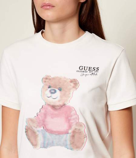 Guess Carla Cn Ss T-shirt Donna V6ri08 K8fq4