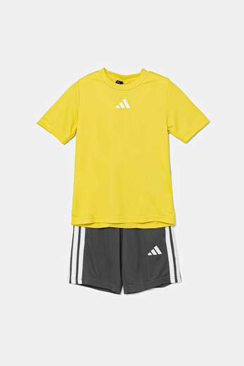 Adidas T-shirt E Pantaloncini Unisex Bambino J Tr-es 3s Set