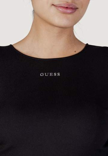 Guess Nat Rib Ls Top Donna V6rp08 Kd932