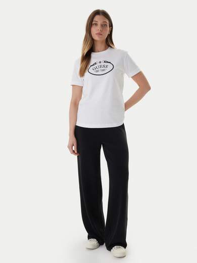 Guess Rosalba Cn Ss T-shir Donna V6ri04 K8fq4