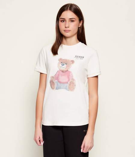 Guess Carla Cn Ss T-shirt Donna V6ri08 K8fq4