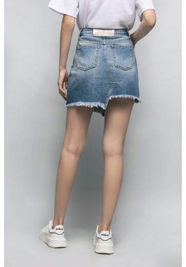 Gaelle Paris Gonna In Denim Donna Gbdp17118