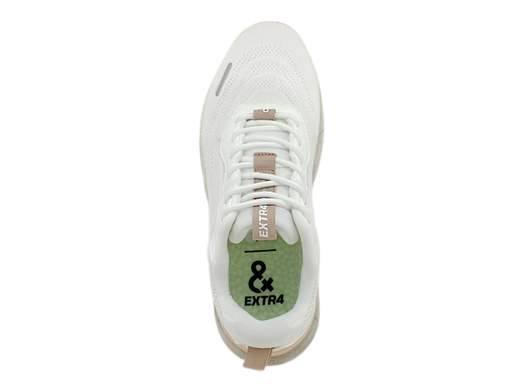 Sneakers donna EXTR4 Kaizen 7705600 bianche: tecnologia avanzata, comfort assoluto e suola ammortizzante con grip eccezionale. Scoprile ora su Laporta Calzature! <br /><br />Se cerchi performance e stile, le EXTR4 Kaizen 7705600 sono la scelta perfetta! <br />Il tessuto tecnico evoluto assicura asciugatura rapida e freschezza duratura, mentre il sottopiede Rapid-tech in EVA ammortizza ogni passo offrendo il massimo supporto. <br />La suola in phylon-gomma, iper-ammortizzante e ultra stabile, garantisce un grip impareggiabile, perfetto per affrontare qualsiasi sfida urbana. Extra in comfort, extra in stile! <br />Disponibili ora su Laporta Calzature: non lasciartele sfuggire!