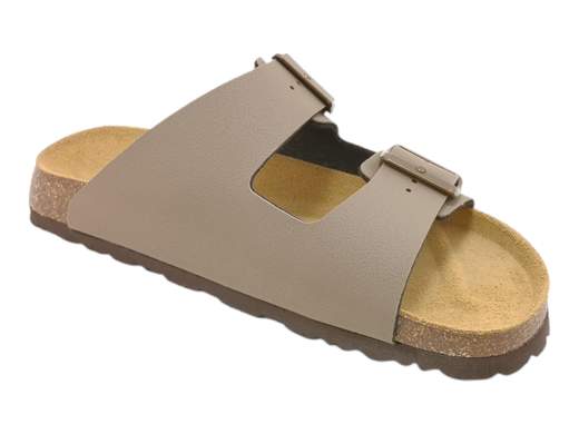 Ciabatte uomo Grunland con doppia fibbia e fondo in sughero. Comode, fresche e anatomiche: il must-have dell’estate!<br /><br />Quando il comfort incontra il design intelligente, nascono le Grunland CB 3012 40BOBO: ciabatte da uomo con due fasce regolabili e stile da vendere.<br /><br />Le ampie fibbie permettono una calzata su misura, che tu abbia piedi da atleta o da “divano sunday edition”. Il fondo? Un mix naturale di sughero e lattice che dà leggerezza, ammortizzazione e un’anima green a ogni passo.<br /><br />Sotto i piedi, trovi un morbido sottopiede in pelle scamosciata, anatomico e sagomato per seguirti in ogni movimento. La suola in gomma leggera completa il quadro: niente rumori molesti, solo passi sicuri.<br /><br />Perfette per le vacanze, il tempo libero o la fuga in terrazzo. Un vero must-have per affrontare l’estate... con i piedi felici.